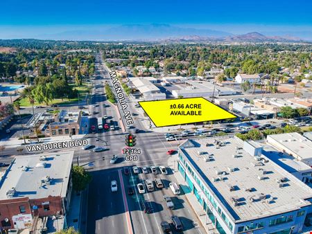 Retail space for Rent at ±0.66 Acre Prime Retail Corner Lot for Lease in Riverside