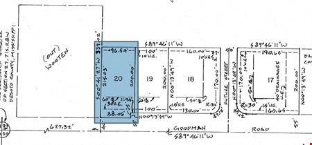 Commercial space at .47 AC - Goodman Road - Horn Lake, MS - Lot 20 in Horn Lake