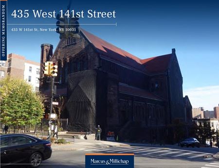 Land space for Sale at 435 West 141st Street in New York