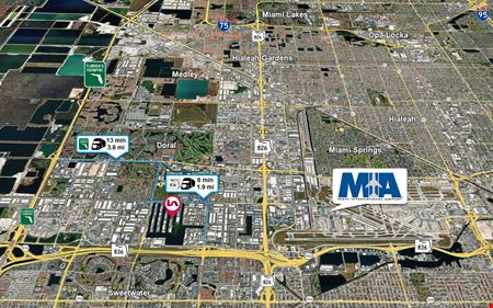 Dock Warehouse in Fingerlakes Miami Airport West Industrial Market