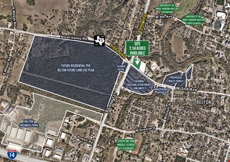 VacantLand space for Sale at Belton – 2.34 Acre Hard Corner in an Opportunity Zone in Belton