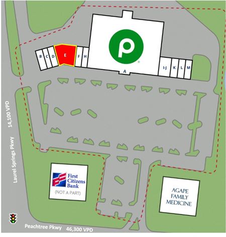 Retail space for Rent at Shops at Laurel Springs in Suwanee