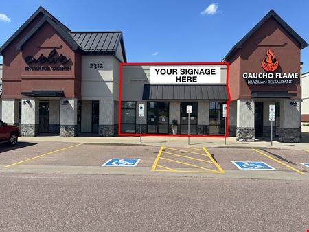 Retail space for Rent at 2312 W. 69th Street, Suite 110 in Sioux Falls