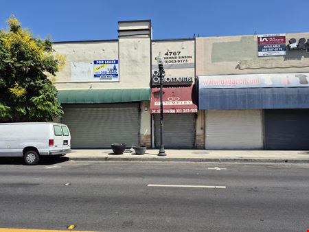 Retail space for Rent at 4765 Whittier Blvd in Los Angeles