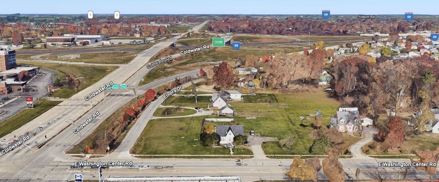 Corner of E. Washington Ctr. Rd. & Coldwater Rd.