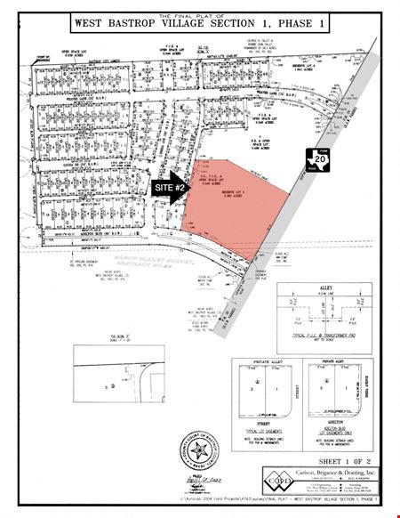 Land space for Sale at 3.3 Acre Retail Development Tract in Adelton in Bastrop