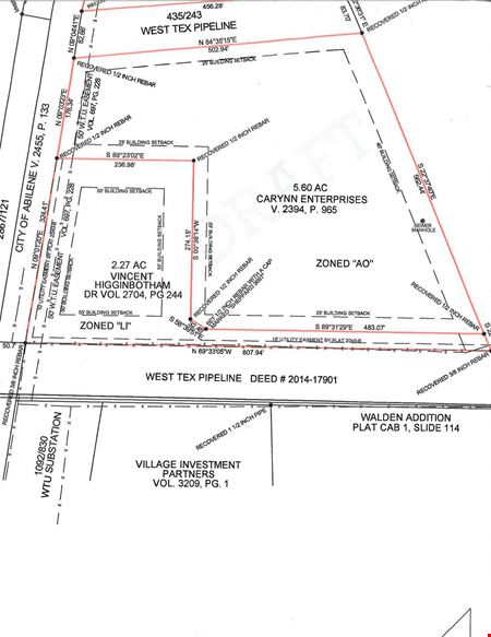 VacantLand space for Sale at 5126 S Clack / Lot 2 / 5.60 ACRES in Abilene