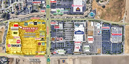 Retail space for Rent at Packwood Creek West Shopping Center in Visalia