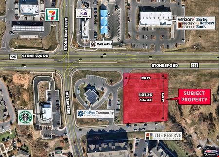 VacantLand space for Rent at 1.435 Acre Stone Port Ground Lease in Harrisonburg