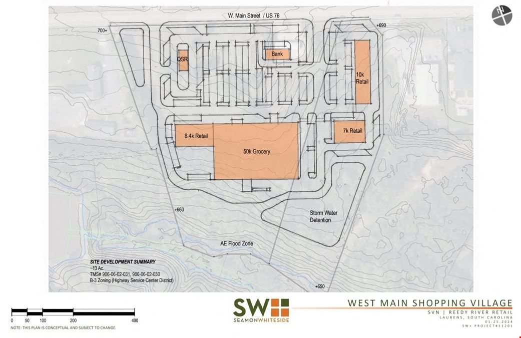 Large W Main Land Tract - For Development | ±12.54 Acres