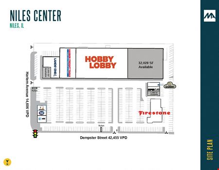 Retail space for Rent at Niles Center in Niles