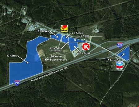 VacantLand space for Sale at EXIT 205 HEFLIN LAND 1.5- 30 ACRES in Heflin