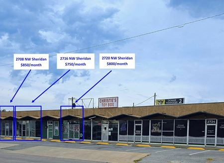 Retail space for Rent at 2708 NW Sheridan Rd. in Lawton