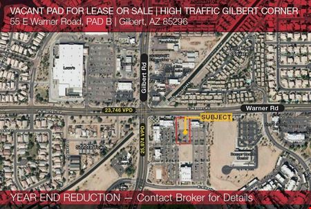 Commercial space at 55 E Warner, PAD B in Gilbert