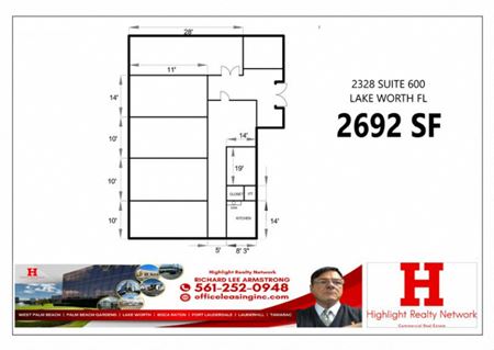 Office space for Rent at 2692 SF Suite 600 Professional and Medical Office Space in Lake Worth