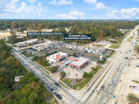 Retail space for Rent at Staring Hill Shopping Center: 1,080 SF Endcap Suite along Highland Road in Baton Rouge
