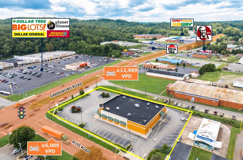 Former Walgreens with Drive Thru Signalized Hard Corner 2008 Built