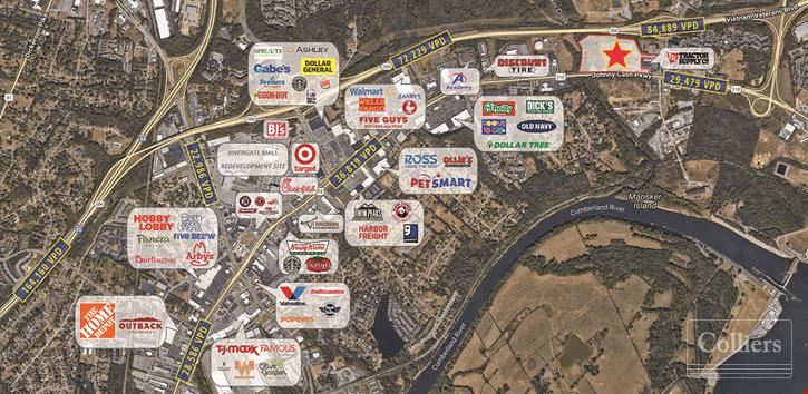 Rare development opportunity for sale in dynamic Nashville MSA submarket of Hendersonville, TN.