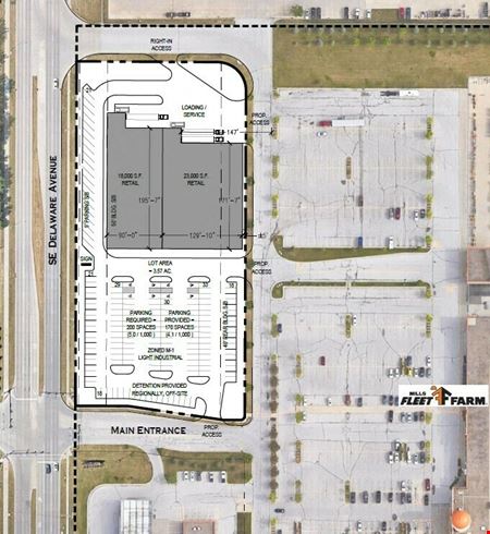 VacantLand space for Rent at Fleet Farm Development Land in Ankeny