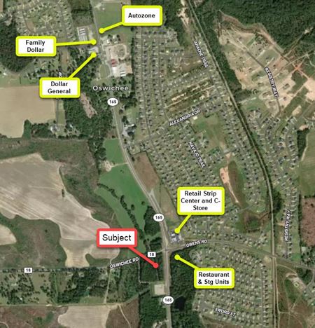 VacantLand space for Sale at 6+- Acres Highway 165 in Fort Mitchell