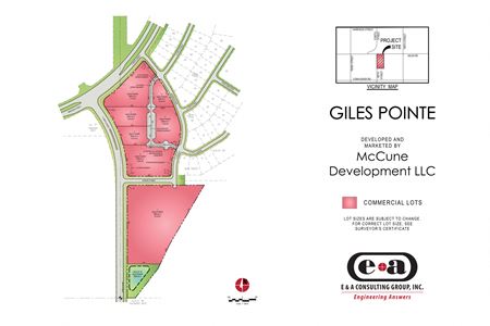VacantLand space for Sale at Giles Pointe Lots in Gretna