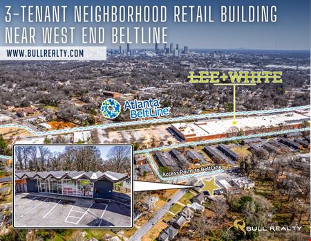 Retail space for Sale at 3-Tenant Neighborhood Retail Building Near West End BeltLine | 10.5% Cap Rate in Atlanta
