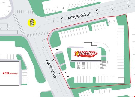 Ready-Made Drive-Thru at a Signalized Corner