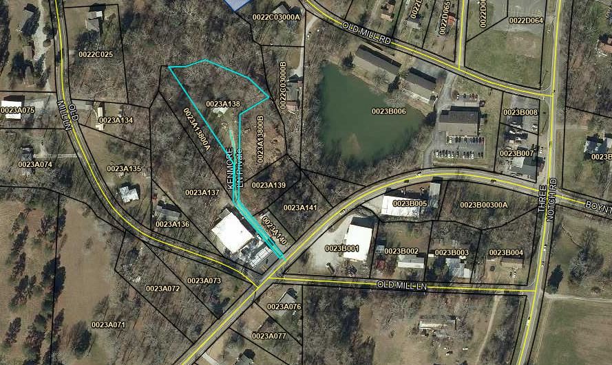 1.06 acres land and 1,101 SF house on 65 Kenmore Lane
