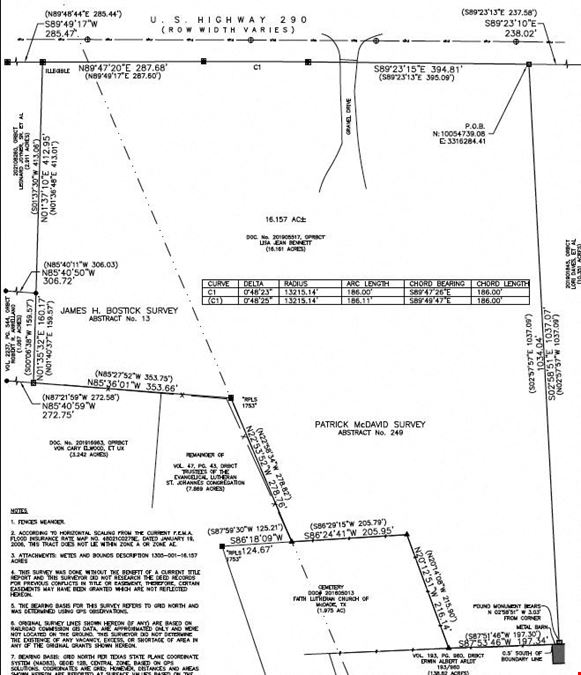 16.156 AC Land  Bastrop County - Paige city