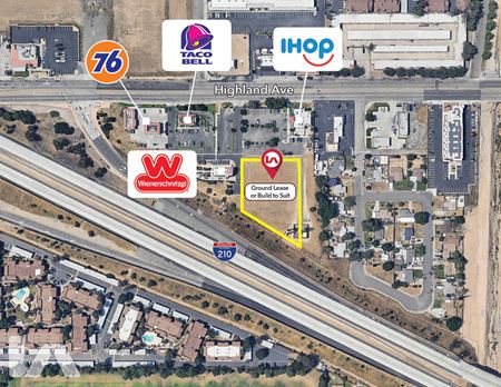VacantLand space for Rent at 2505 Highland Ave in San Bernardino