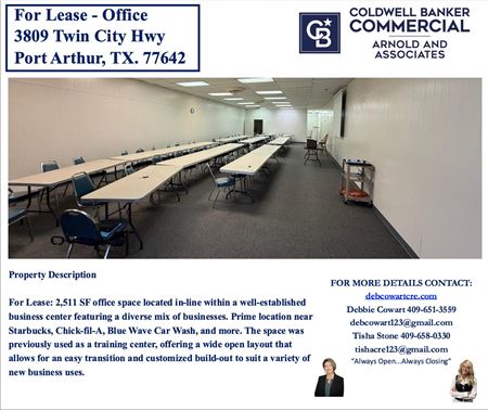 Office space for Rent at 3809 Twin City Hwy in Port Arthur