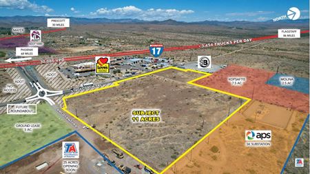 VacantLand space for Sale at  NEQ E Arcosanti Road & S Cross L Road in Cordes Junction