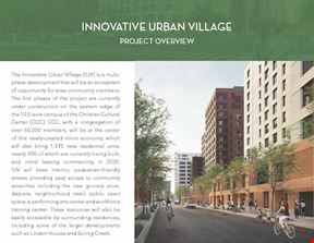 EAST NEW YORK INNOVATIVE URBAN VILLAGE