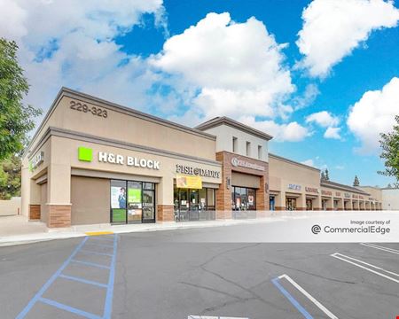 Retail space for Rent at North Euclid Shopping Center in Fullerton