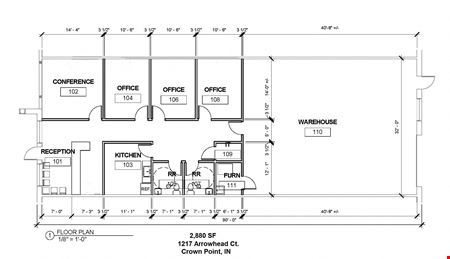 Industrial space for Rent at Arrowhead Industrial Park in Crown Point