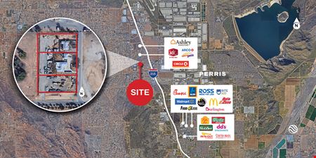 VacantLand space for Sale at 23320-23330 Cajalco Rd in Perris