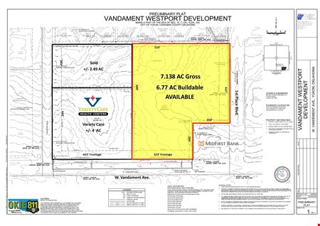 VacantLand space for Sale at Vandament Ave. and 1st Place Blvd. - 7.13 AC Development Land in Yukon