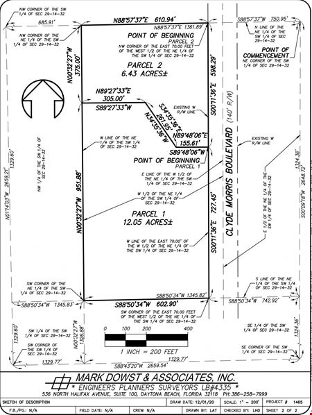 Ormond Beach Clyde Morris - 6.43 Acres Zoned B-10