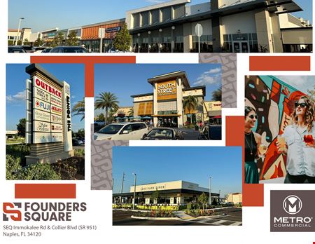 Retail space for Rent at Founders Square in Naples