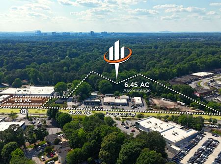 VacantLand space for Sale at 6.45-AC Assemblage on Peachtree Blvd in Chamblee