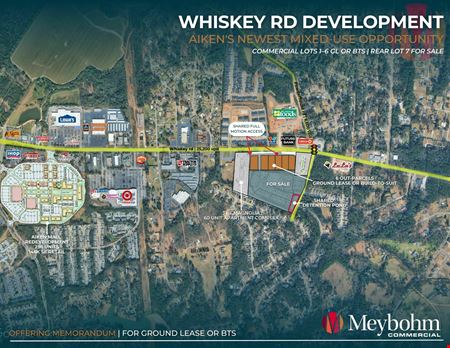 VacantLand space for Rent at Aiken Mixed-Use Development | 6 Outparcels | 25,500 VPD in Aiken