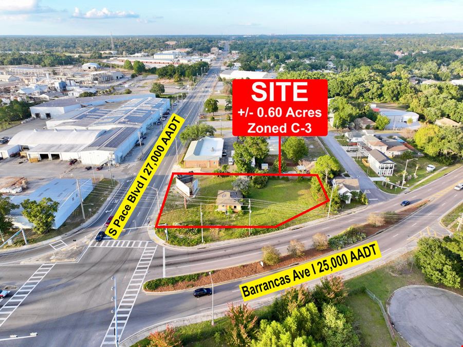 0.60-Acre C-3 Zoned Corner Lot – Pensacola, F