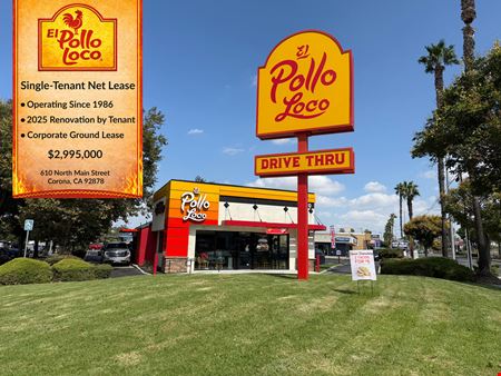 Retail space for Sale at El Pollo Loco in Corona