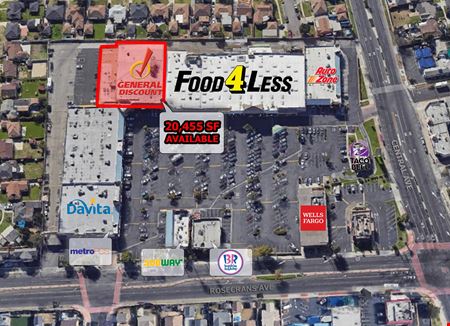 Retail space for Rent at Gateway Plaza Compton in Compton