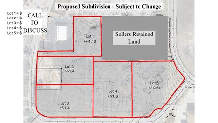 VacantLand space for Sale at Up to +/- 7.5 Acres - Village Dr - Moody AL in Moody
