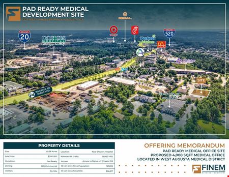 Commercial space at Pad Ready Medical Development Site in Augusta
