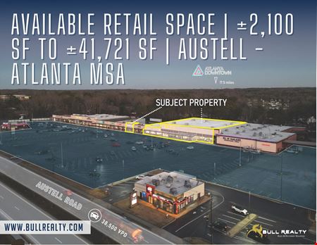 Retail space for Rent at Available Retail Space | ±2,100 SF to ±41,721 SF in Austell