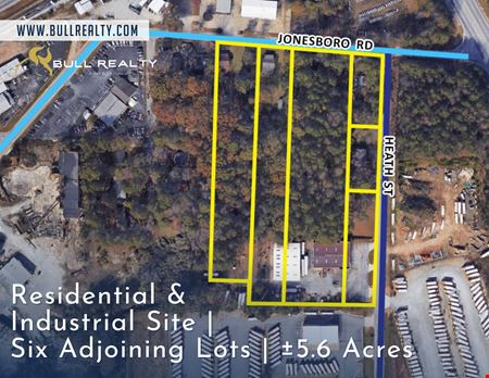 VacantLand space for Sale at Residential & Industrial Site | Six Adjoining Sites | ±5.6 Acres in Fairburn