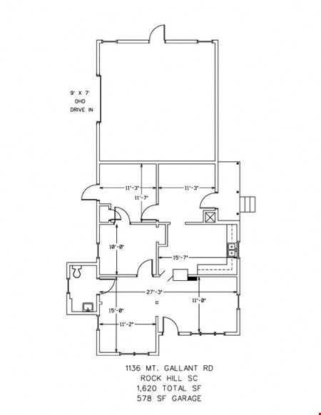 Commercial space at 1136 Mt. Gallant Road in Rock Hill