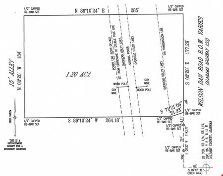 VacantLand space for Sale at Wilson Dam Road in Muscle Shoals